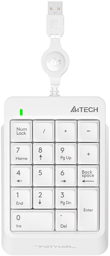 Цифровой блок A4Tech Fstyler FK13 (белый)