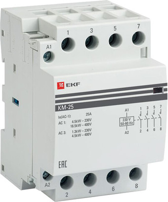 Контактор EKF PROxima KM-3-25-40
