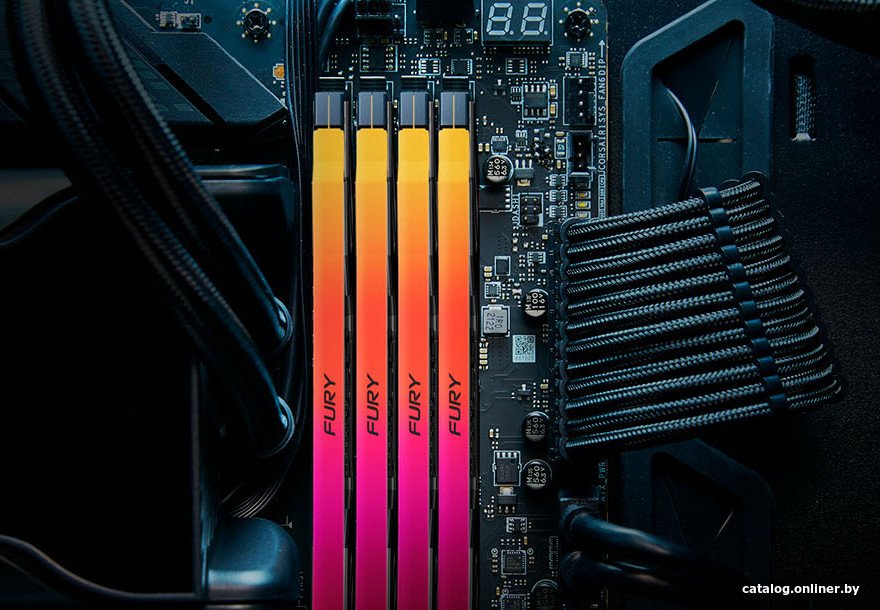 Оперативная память Kingston FURY Renegade RGB 16ГБ DDR5 8000МГц KF580C38RSA-16