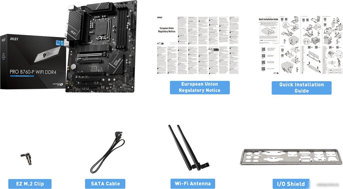 Материнская плата MSI Pro B760-P WiFi DDR4