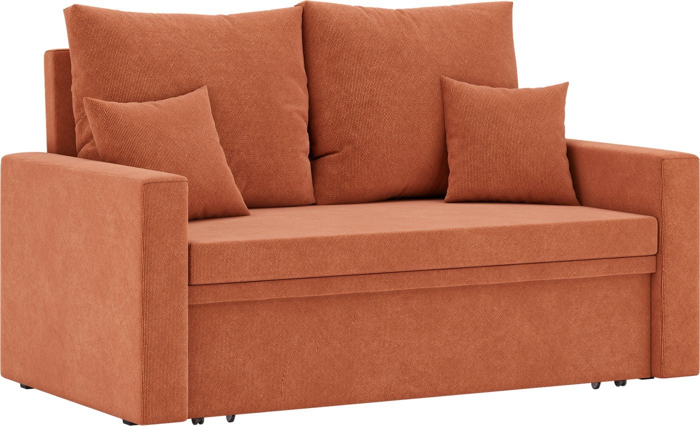 Диван Mio Tesoro Тунне SB2 (Ripple 430 Terracotta)