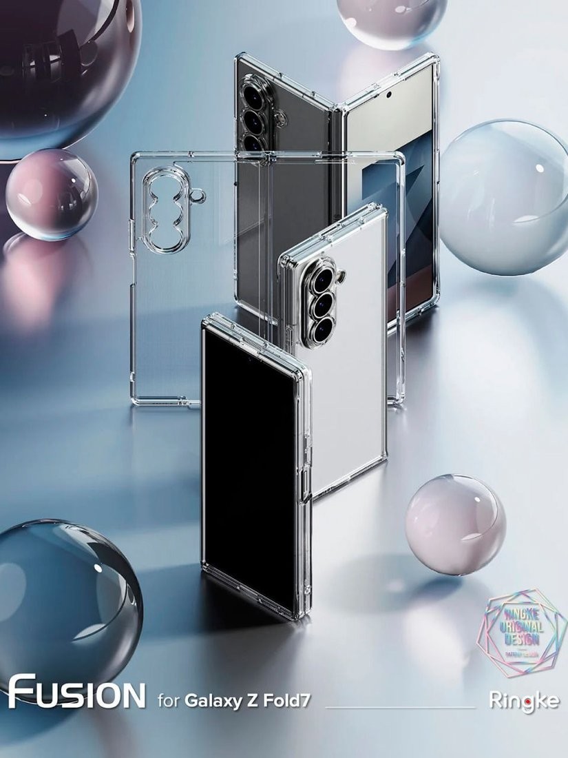 Чехол для телефона Ringke Fusion для Galaxy Z Fold 7 Clear