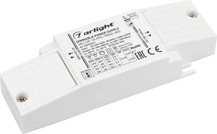 Блок питания Arlight ARJ-SP-10-PFC-TRIAC-INS 026042(1)