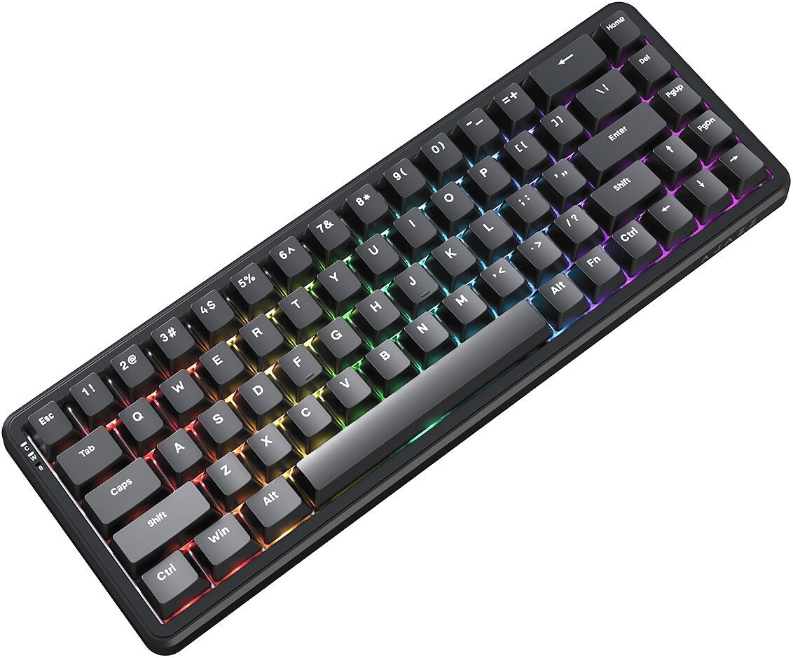 Клавиатура Ajazz AK680 Max (8+1K) (черный)
