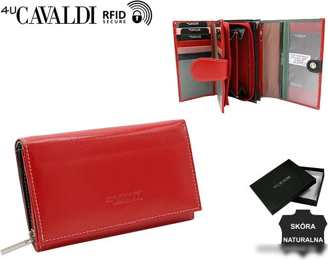Портмоне Cedar 4U Cavaldi RD-21-GCL (черный)