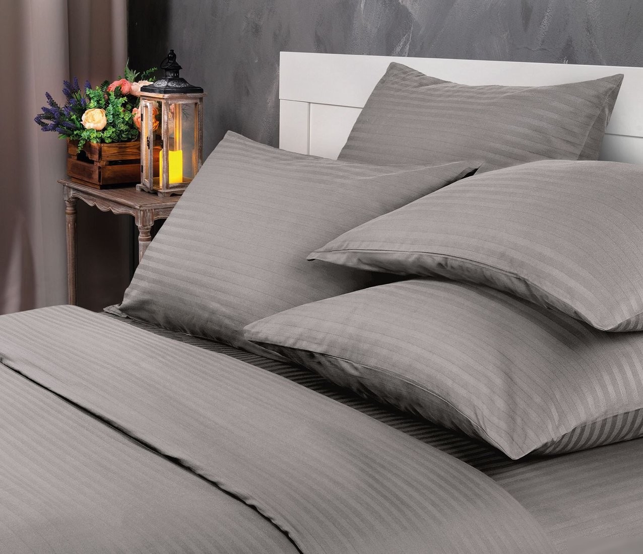 Постельное белье Verossa Stripe 200x220 01 70032 (Grey)