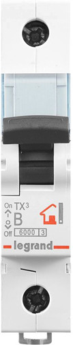 Выключатель автоматический Legrand TX3 1P B 25A 6kA 1M 403974