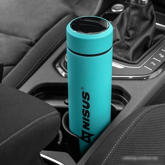 Термос Nisus N.TM-049-T 0.45л (бирюзовый)