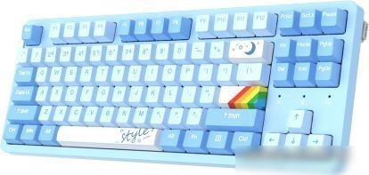 Клавиатура Dareu A87X (Dareu Blue Sky V3, голубой)