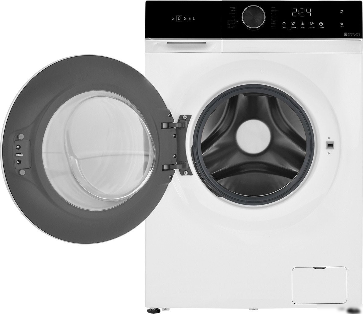 Стирально-сушильная машина ZUGEL ZWDF10712I Inverter DD Steam