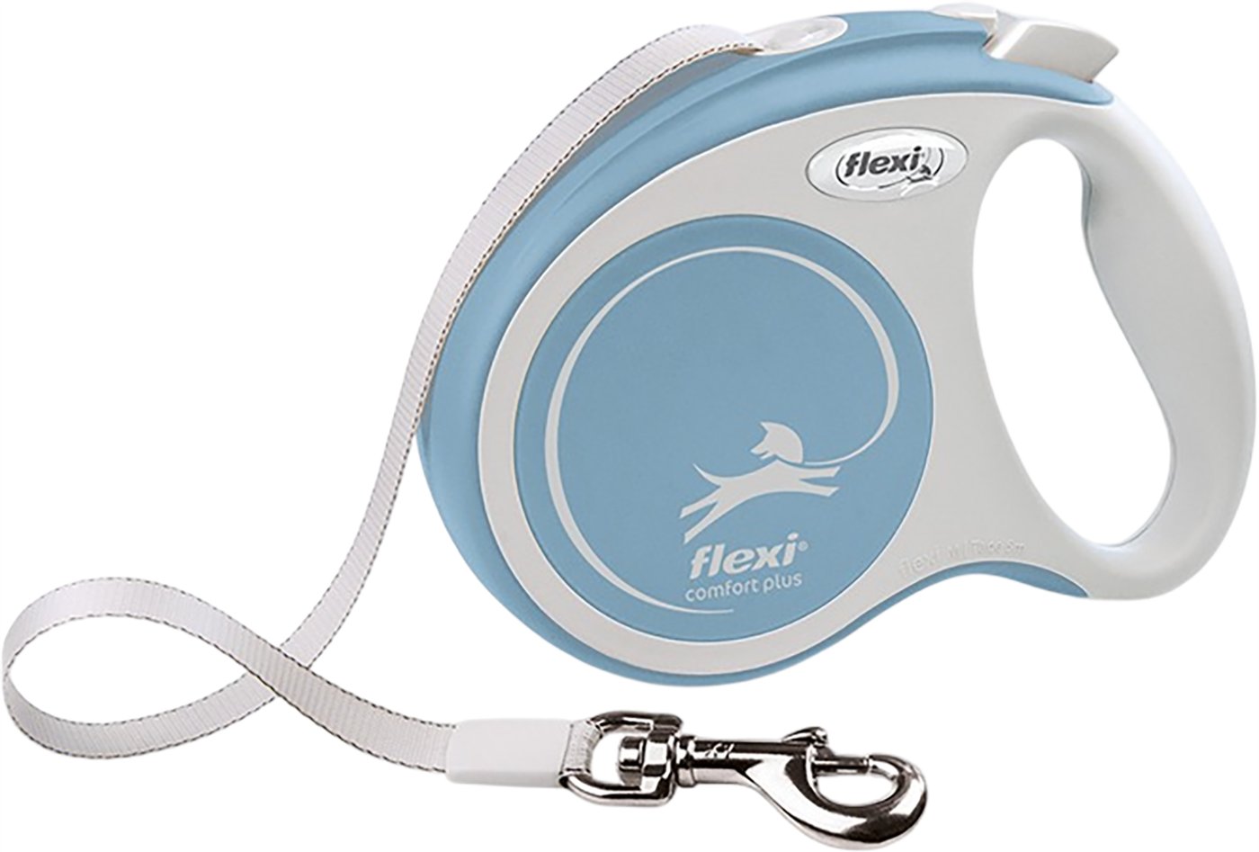 Поводок-рулетка Flexi Comfort Plus Tape (XS, 3м, Light Blue)