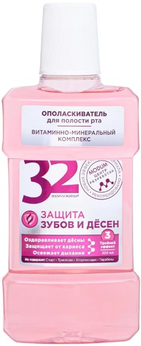 Ополаскиватель для полости рта Modum 32 Жемчужины Защита зубов и десен 350 мл