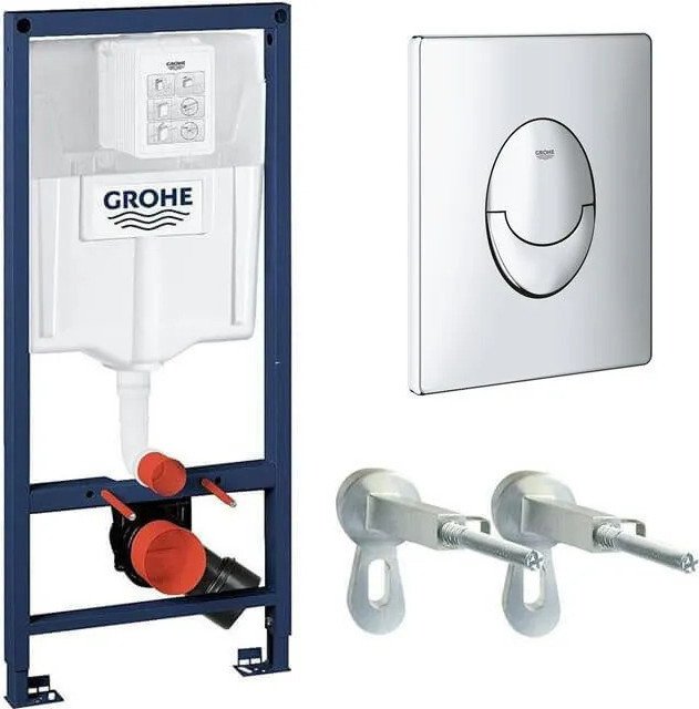 Унитаз подвесной Grado GD-W204T + GROHE Rapid SL 38721001 (с кнопкой смыва)