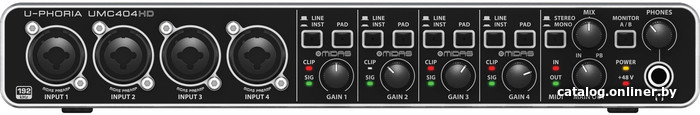 Аудиоинтерфейс BEHRINGER U-Phoria UMC404HD