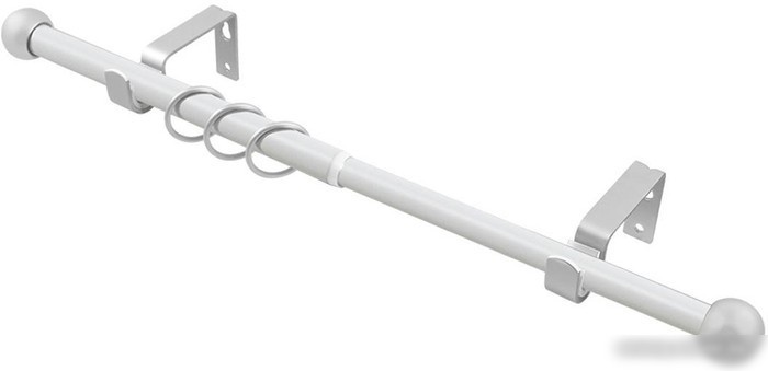 Карниз для штор Legrand Шар раздвижной 1.2-2.1м 1-но рядный 58 073 117 (белый)