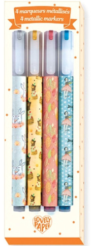 Фломастеры Djeco Металлик DD03745 (4 цв)