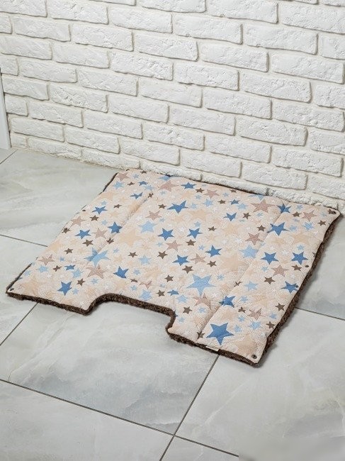 Лежак Lanatex 169 22178 (71x69x1.5, коричневый)