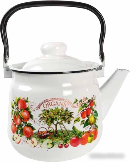 Чайник без свистка Эмаль Organic 01-2711/4М Чайник без свистка Эмаль Organic 01-2711/4М