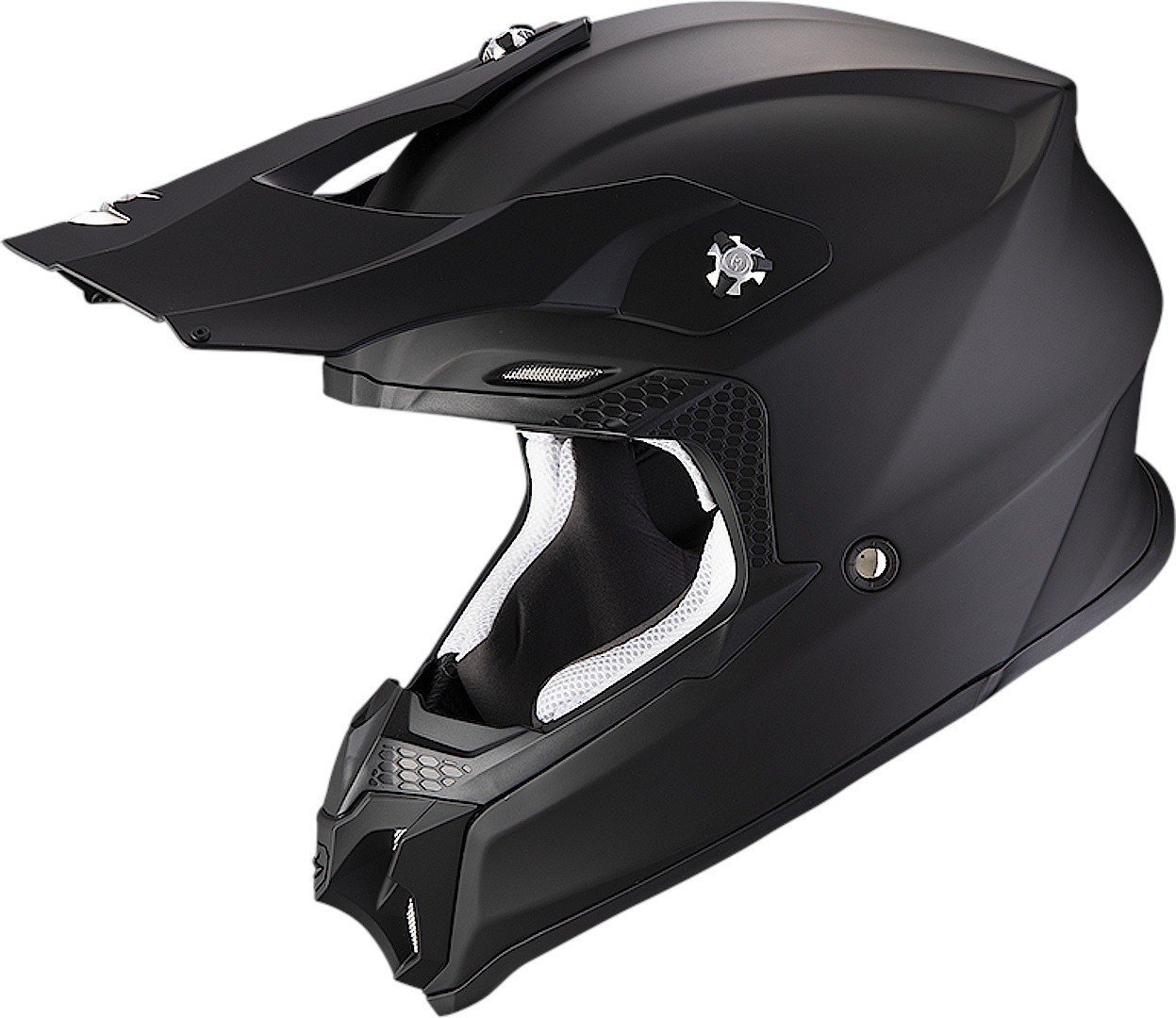 Мотошлем Scorpion Exo VX-16 Evo Air Solid (р. XL, черный матовый)