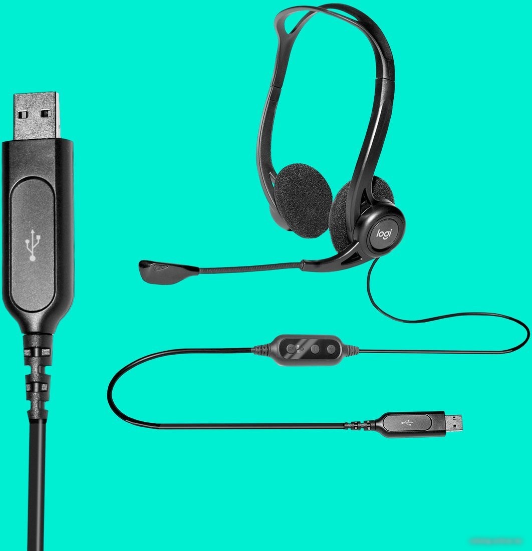 Офисная гарнитура Logitech PC Headset 960 USB