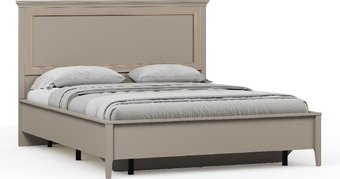 Кровать Black Red White Classic LOZ160x200 М (глиняный серый/глиняный серый)