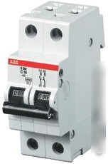 Выключатель автоматический ABB S 202 2P С 20А 6кА 2M 2CDS252001R0204 Выключатель автоматический ABB S 202 2P С 20А 6кА 2M 2CDS252001R0204