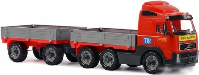 Полесье Volvo автомобиль бортовой с прицепом 9487