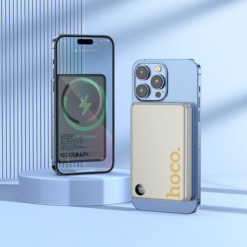 Внешний аккумулятор Hoco Q34 10000mAh (титановое золото)