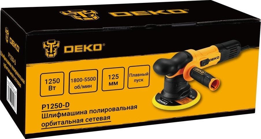 Эксцентриковая шлифмашина Deko P1250-D 083-1046