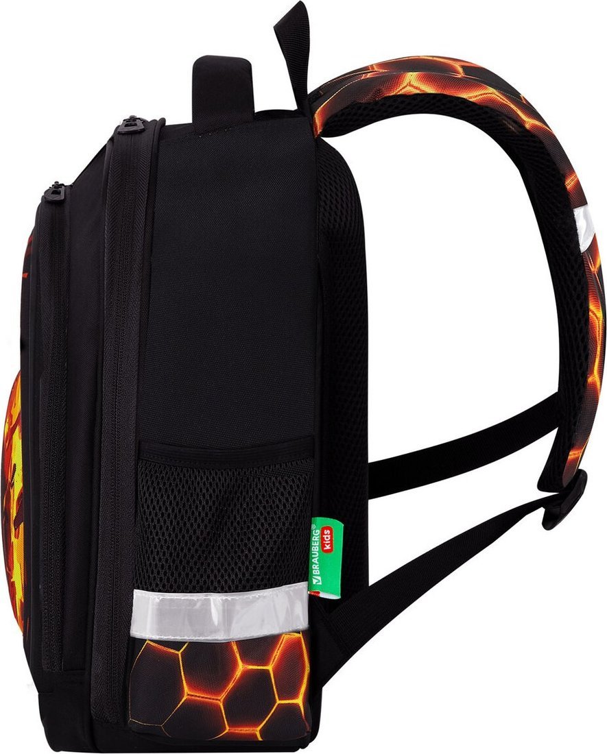 Школьный рюкзак BRAUBERG Kids. Fire Split 273147