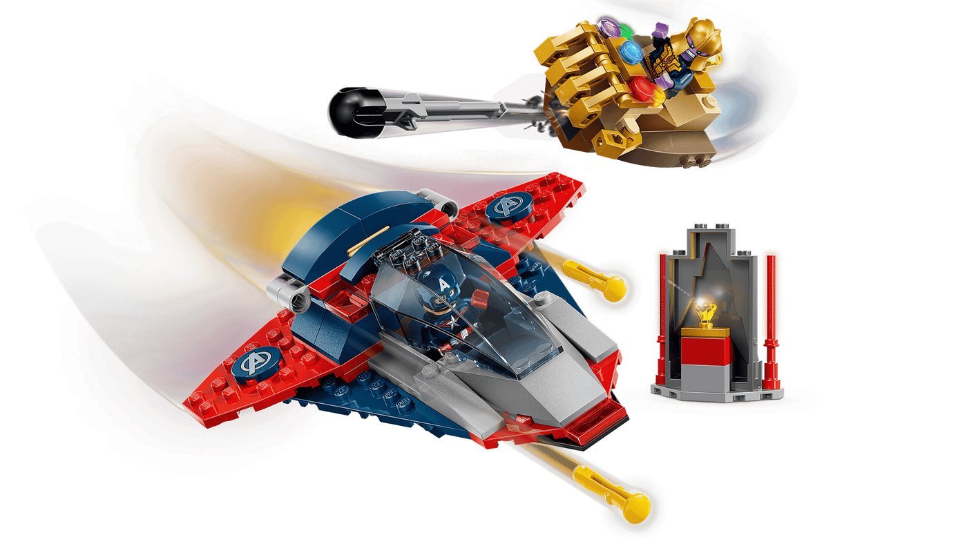 Конструктор LEGO Marvel Капитан Америка против Таноса 76319
