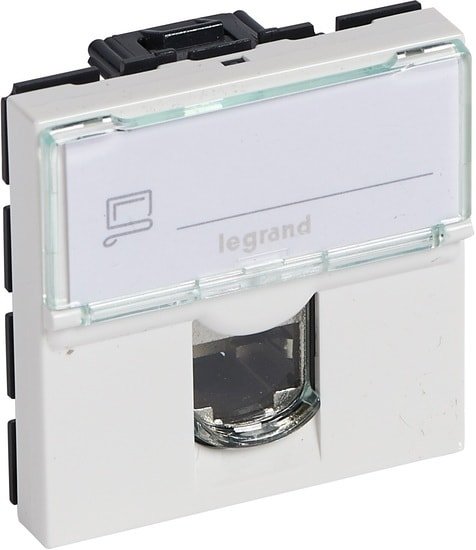 Розетка Legrand Mosaic 76554 (белый)