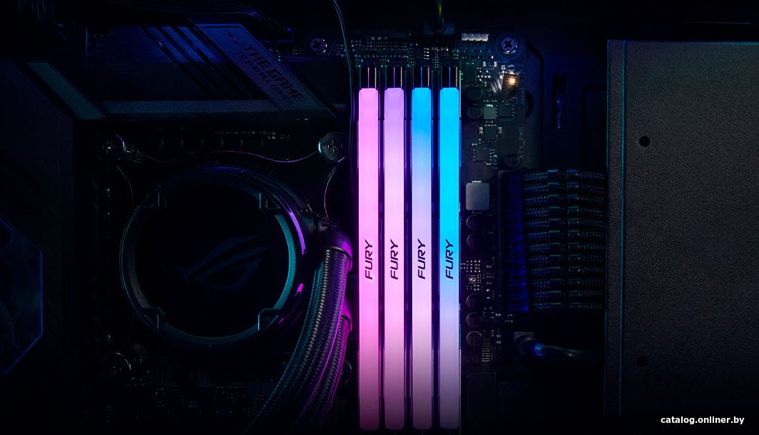 Оперативная память Kingston FURY Renegade RGB 16ГБ DDR5 8000МГц KF580C38RSA-16