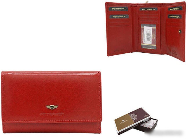Кошелек Peterson PTN 206-VTBD (красный)