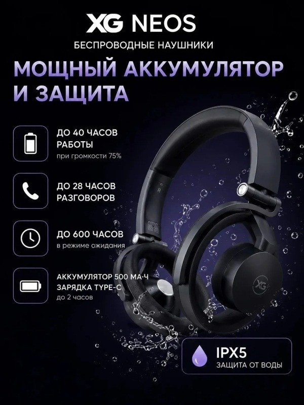 Наушники xGhost xG NEOS (черный)
