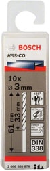 Набор оснастки Bosch 2608585876 (10 предметов)