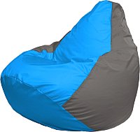 Кресло-мешок Flagman Груша Мега XXXL Г3.1-274 (голубой/серый)