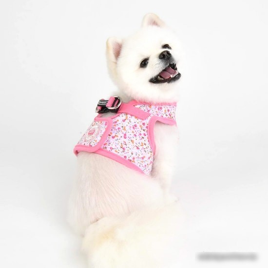 Шлейка-жилетка Puppia Wildflower PAUA-HB1826-PK-XL (розовый)