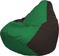 Кресло-мешок Flagman Груша Супер Мега 4XL Г5.1-242 (зелёный/коричневый)
