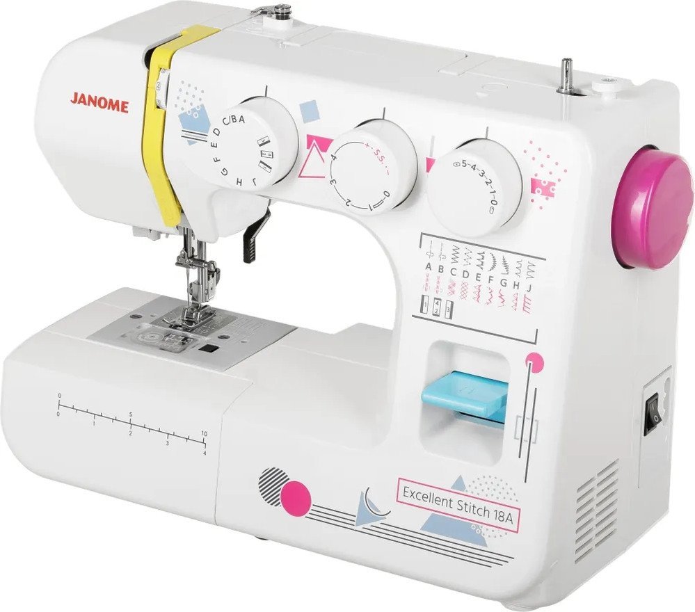 Электромеханическая швейная машина Janome Excellent Stitch 18A
