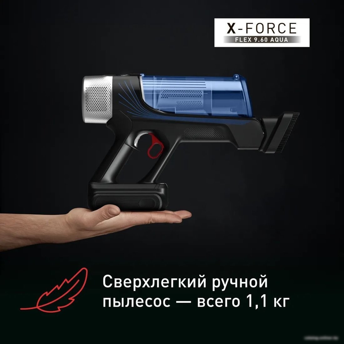 Вертикальный пылесос с влажной уборкой Tefal X-Force Flex 9.60 Aqua TY20C7WO
