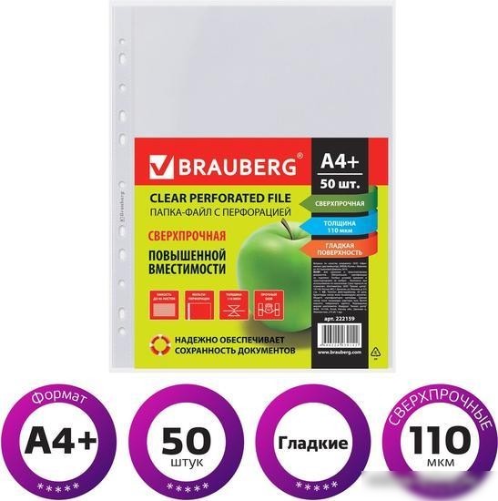 Набор файлов BRAUBERG 222159 (50 шт)