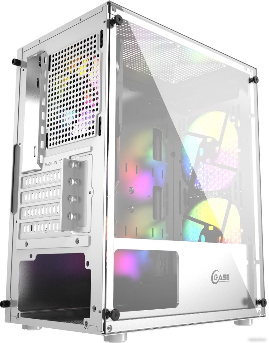 Корпус Powercase Mistral Micro Z3W Mesh LED