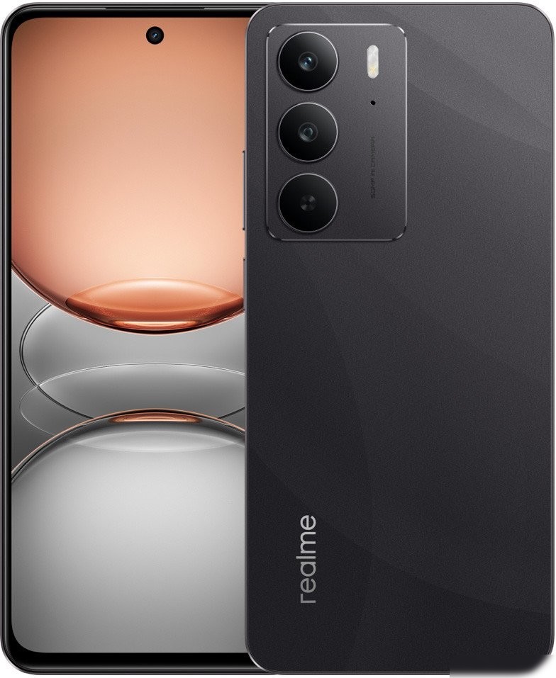 Телефон Realme C75 RMX3941 8GB/128GB (черный)