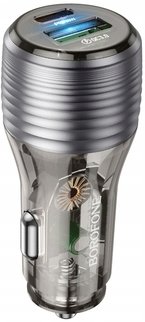 Автомобильное зарядное Borofone BZ30 USB Type-C (черный)