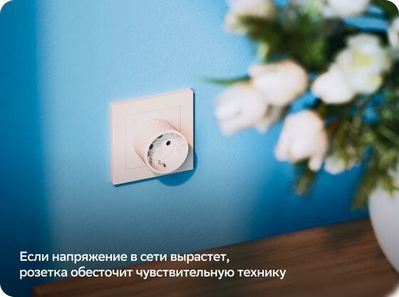 Умная розетка Sber SBDV-00123W (1 шт)