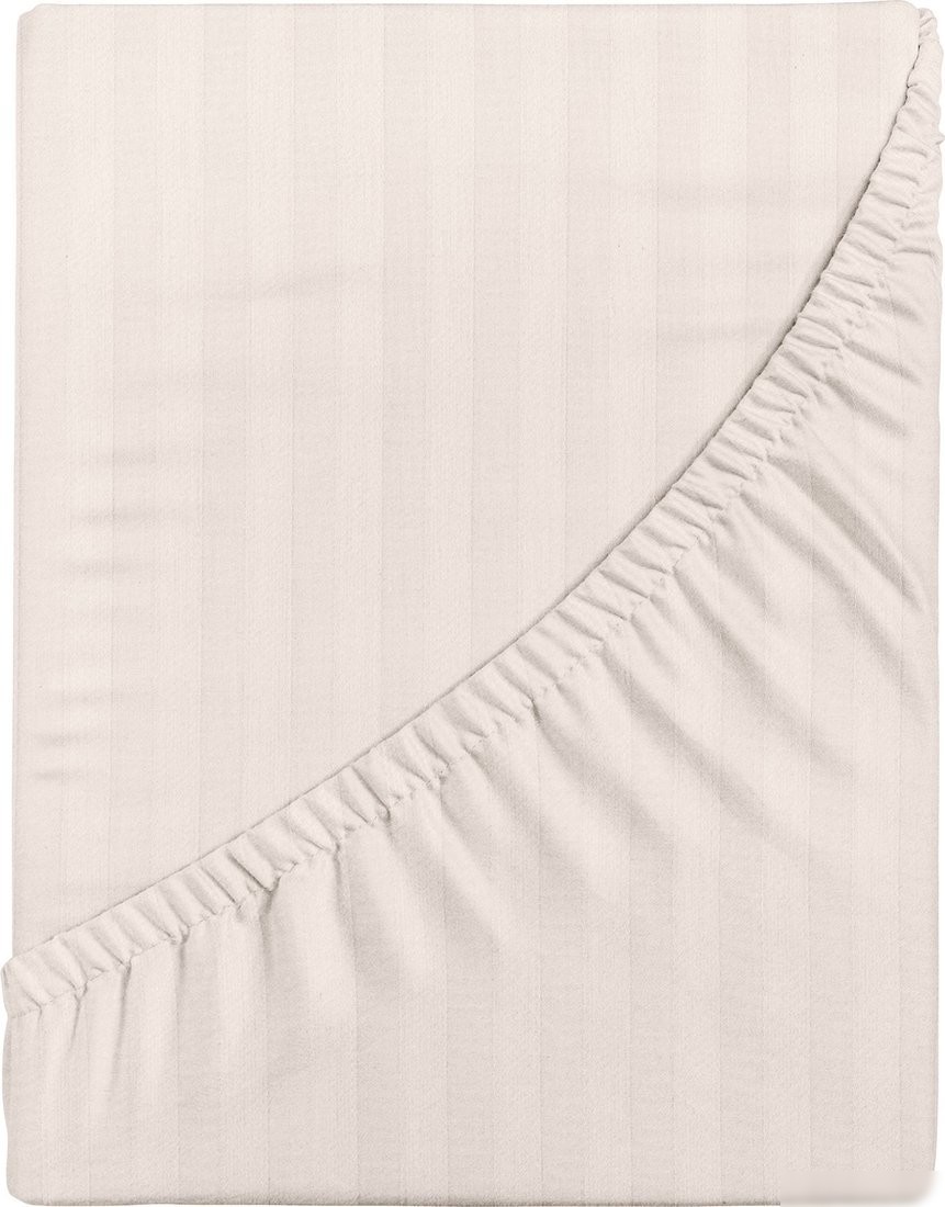 Постельное белье Нордтекс Verossa Stripe на резинке 160x200x30 925740 (Antique White)