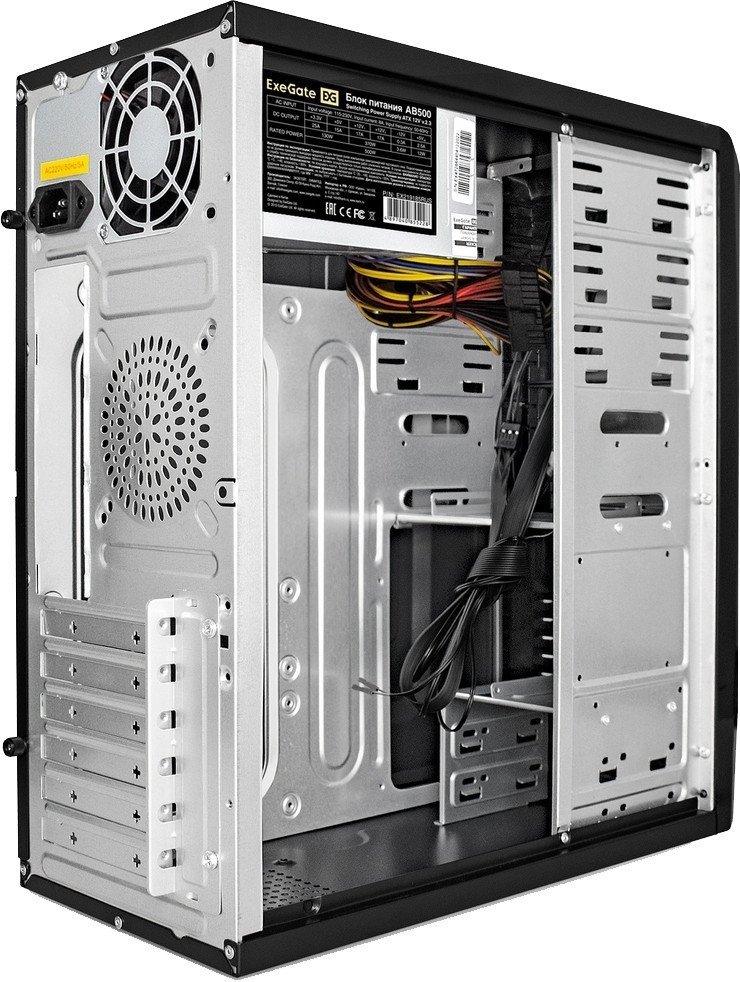 Корпус ExeGate CP-606U-AB500 EX292997RUS