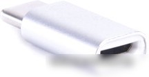 Адаптер Atom USB Type-C - MicroUSB (серебристый)