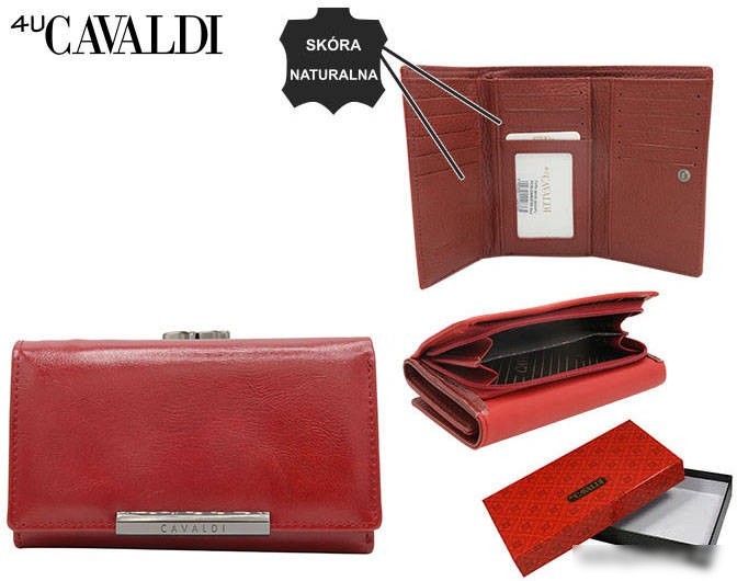 Кошелек Cedar 4U Cavaldi PX29-21-6659 (красный)